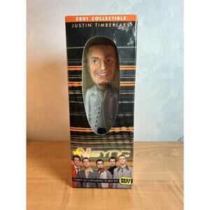 N SYNC Justin Timberlake Bobble Head Collectible Best Buy Exclusive 2001